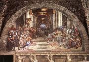 RAFFAELLO Sanzio The Expulsion of Heliodorus from the Temple oil painting on canvas